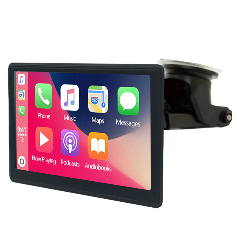1.jpg 🔥 🔥Consola inalámbrica para salpicadero Apple CarPlay 2.0 Portable Wireless Touchscreen Carplay&Android Auto Unit For Any Car - Imagen 1